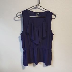 FOREVER 21 | Ruffle V Neck Tank